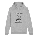 Sweat shirt à capuche unisexe pompier  - J'peux pas je suis pompier... - POMPIER SHOP