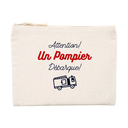 Pochette pompier - Attention un pompier débarque ! - POMPIER SHOP