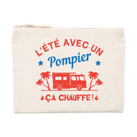 Pochette pompier - L'éte avec un pompier ça chauffe ! - POMPIER SHOP