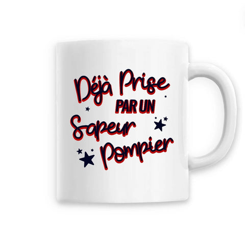 Mug céramique pompier - Déjà prise par une sapeur pompier ultra sexy - POMPIER SHOP