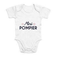 Body Bébé pompier bio - Mini pompier - POMPIER SHOP