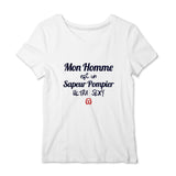 T-shirt pompier Femme - Un sapeur pompier ultra sexy - POMPIER SHOP