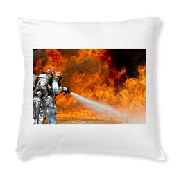 Coussin + Housse 2en1 pompier - Pompiers - POMPIER SHOP