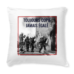 Coussin + Housse 2en1 pompier - Toujours copié jamais égalé - POMPIER SHOP