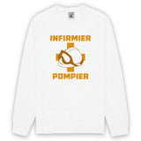 Sweat-shirt pompier unisexe - Infirmier pompier - POMPIER SHOP