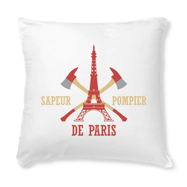 Coussin + housse 2en1 pompier - Sapeur pompier de Paris - POMPIER SHOP