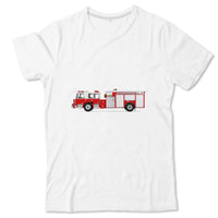 T-shirt pompier Enfant - Camion de pompier - POMPIER SHOP