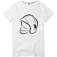 T-shirt pompier Homme - Casque de pompier - POMPIER SHOP