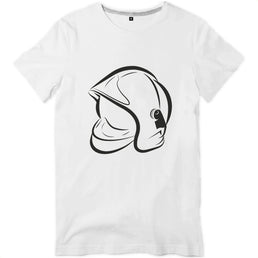 T-shirt pompier Homme - Casque de pompier - POMPIER SHOP