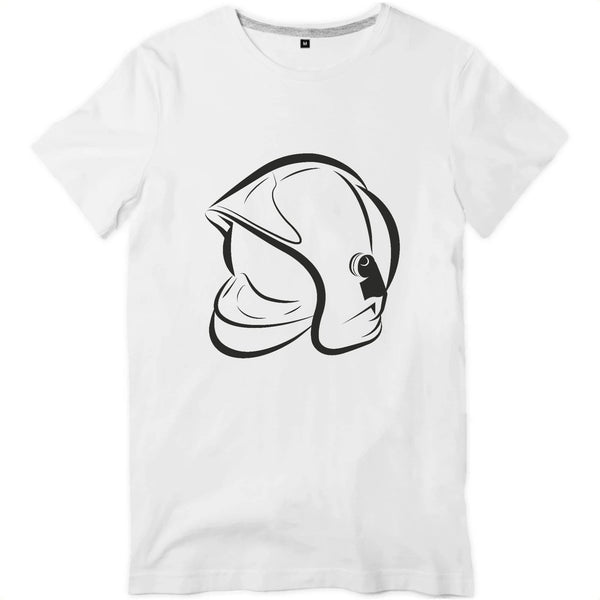 T-shirt pompier Homme - Casque de pompier - POMPIER SHOP