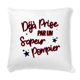 Housse de coussin pompier - Couple pompier - POMPIER SHOP