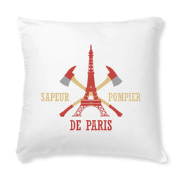 Housse de coussin pompier - Pompier de Paris - POMPIER SHOP