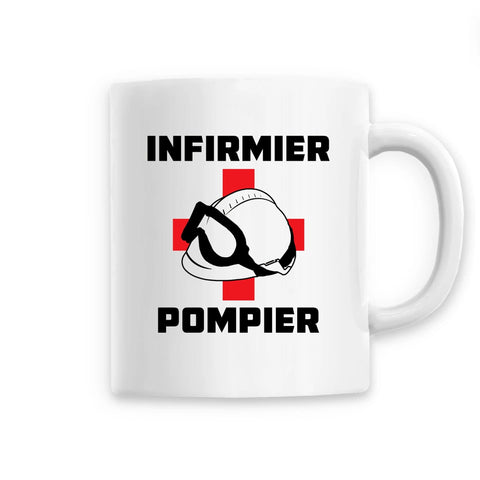 Mug céramique pompier - Infirmier pompier - POMPIER SHOP