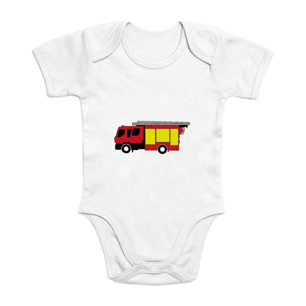 Body bébé pompier - Camion de pompier français - POMPIER SHOP