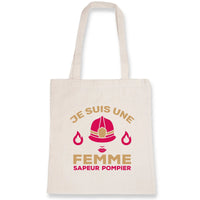 Sac pompier - Je suis une femme sapeur pompier - POMPIER SHOP