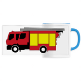 Mug céramique pompier - Camion de pompier français - POMPIER SHOP