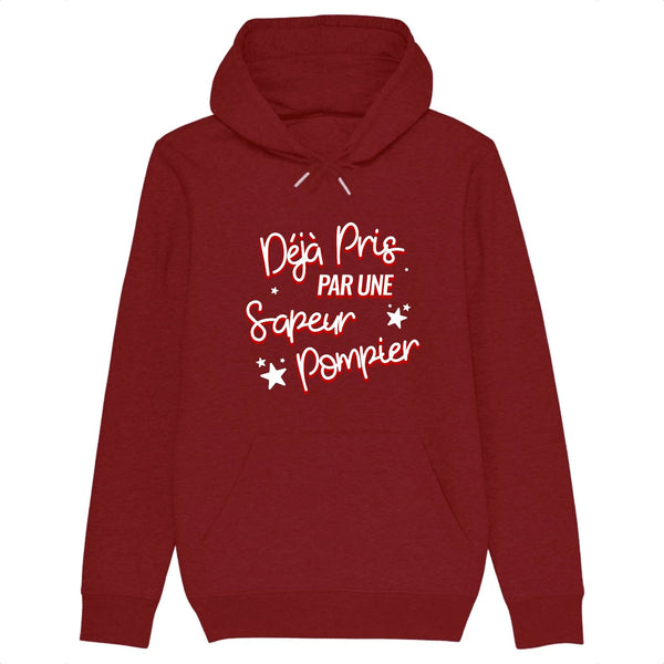 Sweat à capuche pompier homme -  Déjà pris - POMPIER SHOP