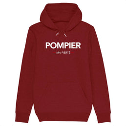 Sweat-shirt à capuche pompier unisexe - Pompier ma fierté - POMPIER SHOP