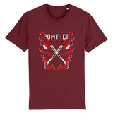 T-shirt pompier unisexe - P.O.M.P.I.E.R - POMPIER SHOP