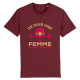 T-shirt pompier Femme - Je suis une femme sapeur pompier - POMPIER SHOP