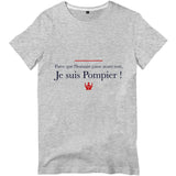 T-shirt pompier Homme - Parce que l'humain passe avant tout - POMPIER SHOP