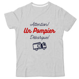 T-shirt pompier Enfant - Attention ! Un pompier débarque ! - POMPIER SHOP