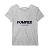 T-shirt pompier Femme - Pompier ma fierté ! - POMPIER SHOP