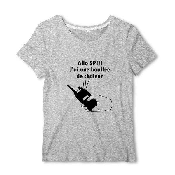 T-shirt pompier Femme - J'ai une bouffée de chaleur ! - POMPIER SHOP