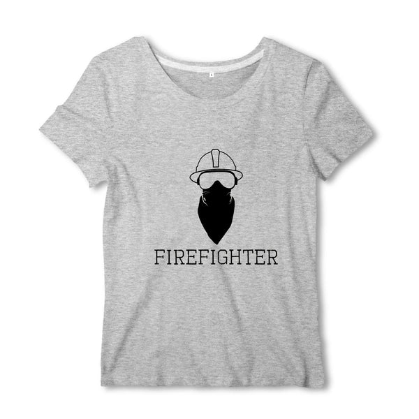 T-shirt pompier Femme - Firefighter - POMPIER SHOP