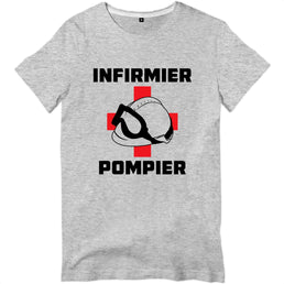 T-shirt pompier Homme - Infirmier pompier - POMPIER SHOP