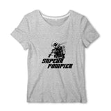 T-shirt pompier Femme - Sapeur pompier noir - POMPIER SHOP