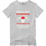 T-shirt pompier homme - Bible des pompiers - POMPIER SHOP