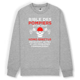 Sweat-shirt pompier unisexe - Bible des pompiers - POMPIER SHOP