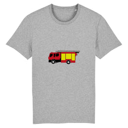 T-shirt pompier unisexe - Camion de pompier - POMPIER SHOP