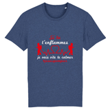 T-shirt pompier unisexe - Si tu t'enflammes je vais vite te calmer #jesuispompier - POMPIER SHOP