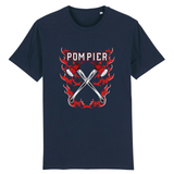 T-shirt pompier unisexe - P.O.M.P.I.E.R - POMPIER SHOP