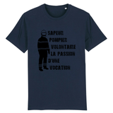 T-shirt pompier unisexe - Sapeur pompier volontaire la passion d'une vocation - POMPIER SHOP