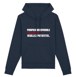 Sweat-shirt à capuche unisexe - pompier indisponible veuillez patienter.. - POMPIER SHOP