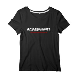 T-shirt pompier Femme - #superpompier - POMPIER SHOP