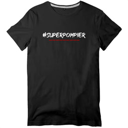 T-shirt pompier Homme - #superpompier - POMPIER SHOP