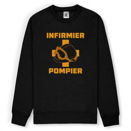 Sweat-shirt pompier unisexe - Infirmier pompier - POMPIER SHOP