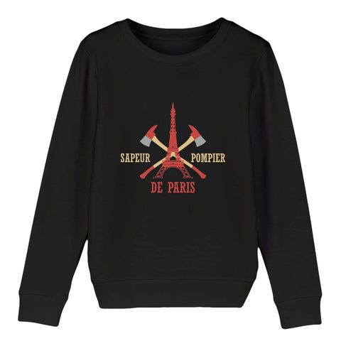 Sweat-shirt pompier Enfant - Sapeur pompier de Paris - POMPIER SHOP