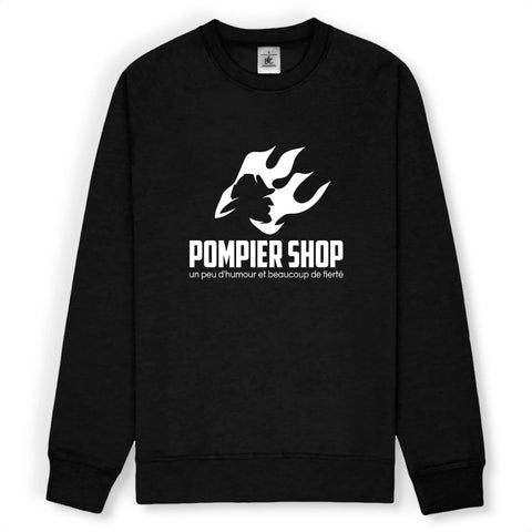 Sweat-shirt pompier  unisexe - Pompier shop - POMPIER SHOP