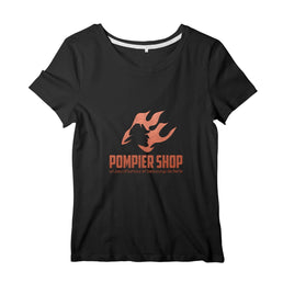 T-shirt pompier Femme - Pompier shop - POMPIER SHOP