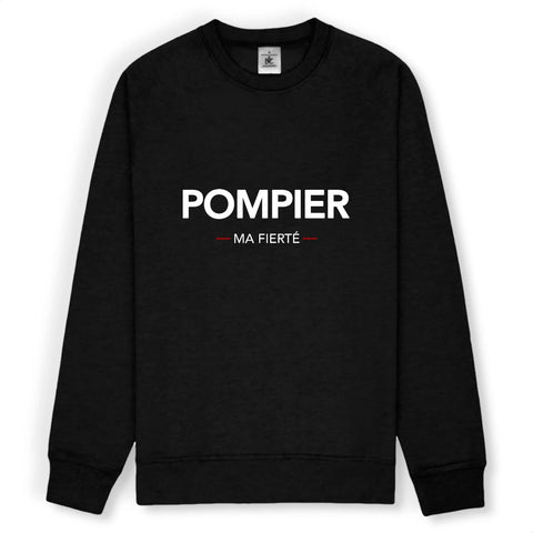 Sweat-shirt pompier unisexe - Pompier ma fierté ! - POMPIER SHOP