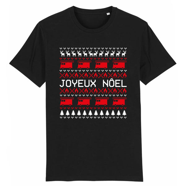 T-shirt pompier unisexe - Joyeux Noël - POMPIER SHOP