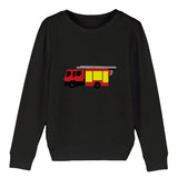 Sweat-shirt pompier Enfant - Camion de pompier français - POMPIER SHOP