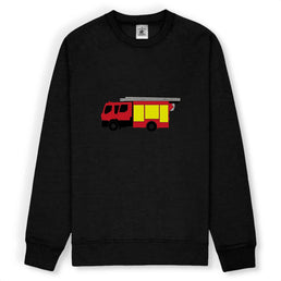 Sweat-shirt pompier Unisexe - Camion de pompier français - POMPIER SHOP