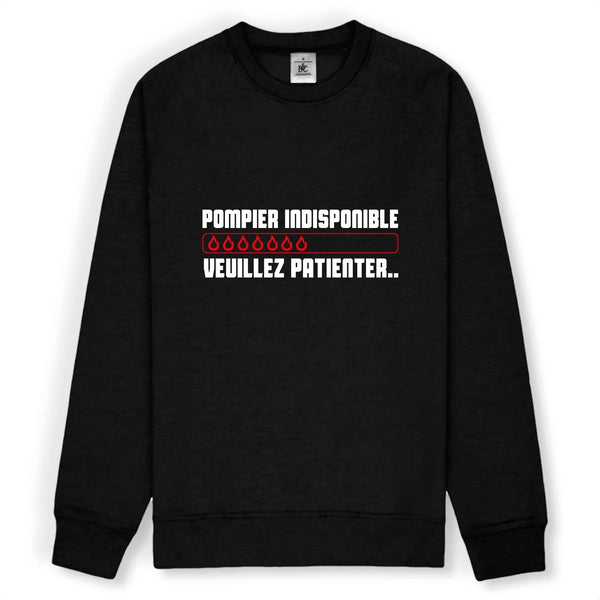 Sweat-shirt pompier unisexe - Pompier indisponible veuillez patienter.. - POMPIER SHOP