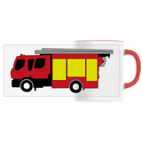 Mug céramique pompier - Camion de pompier français - POMPIER SHOP